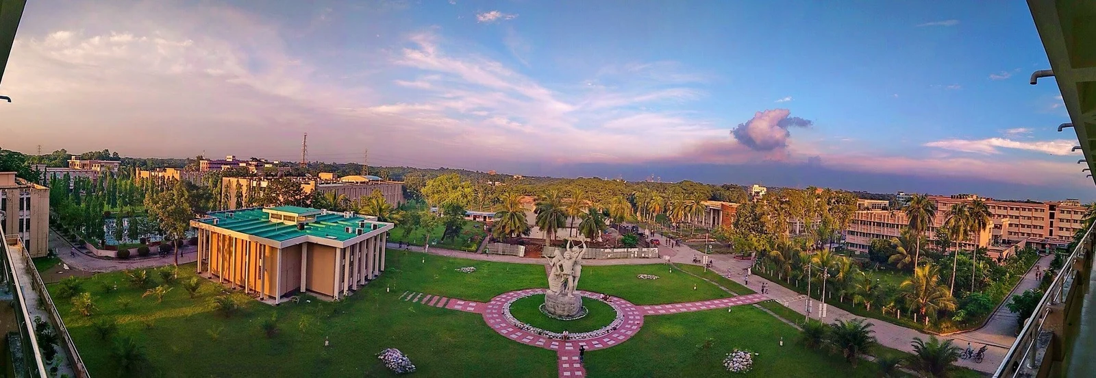 Panoramic view of the KUET campus