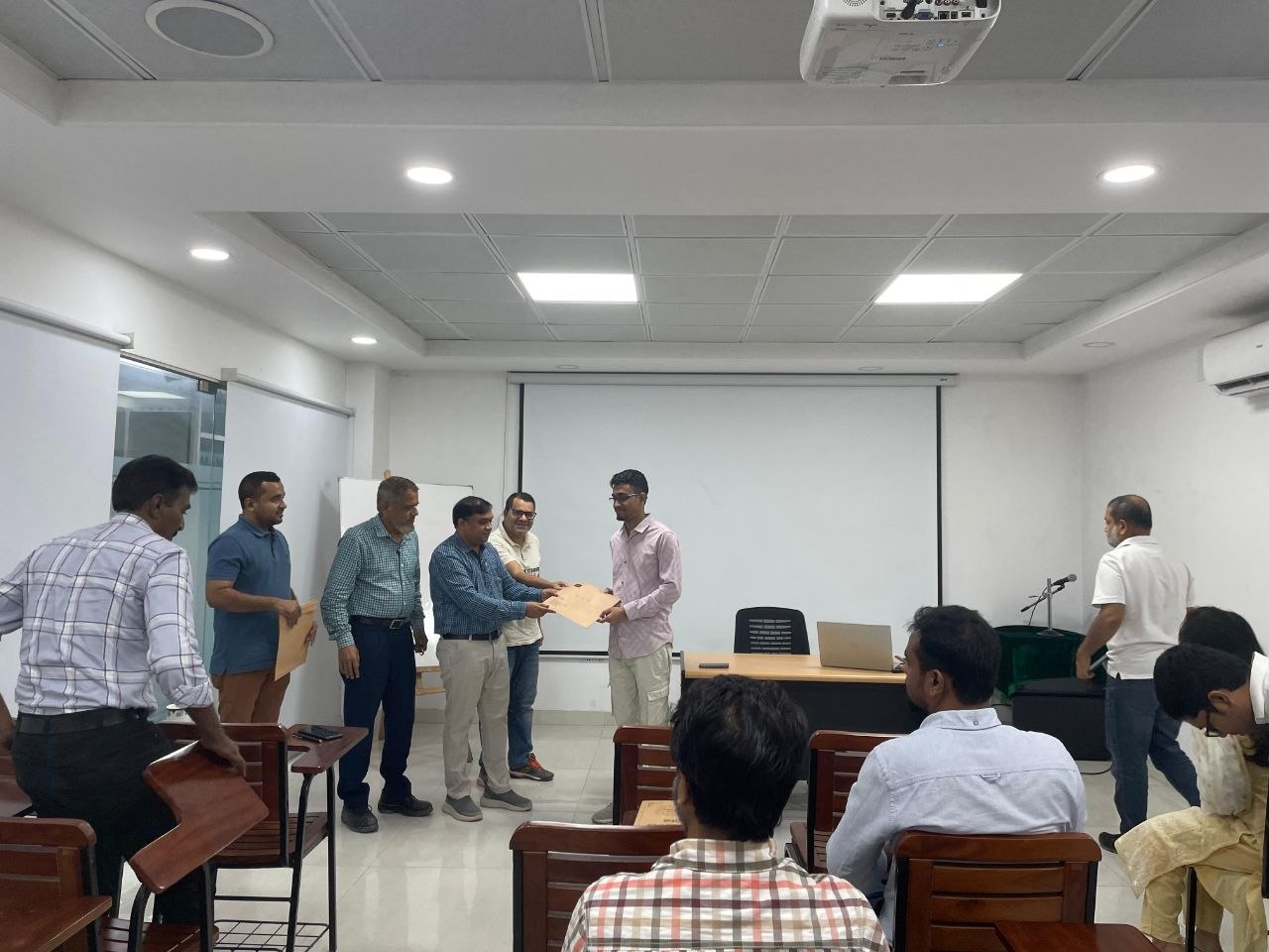 Completion of the internship