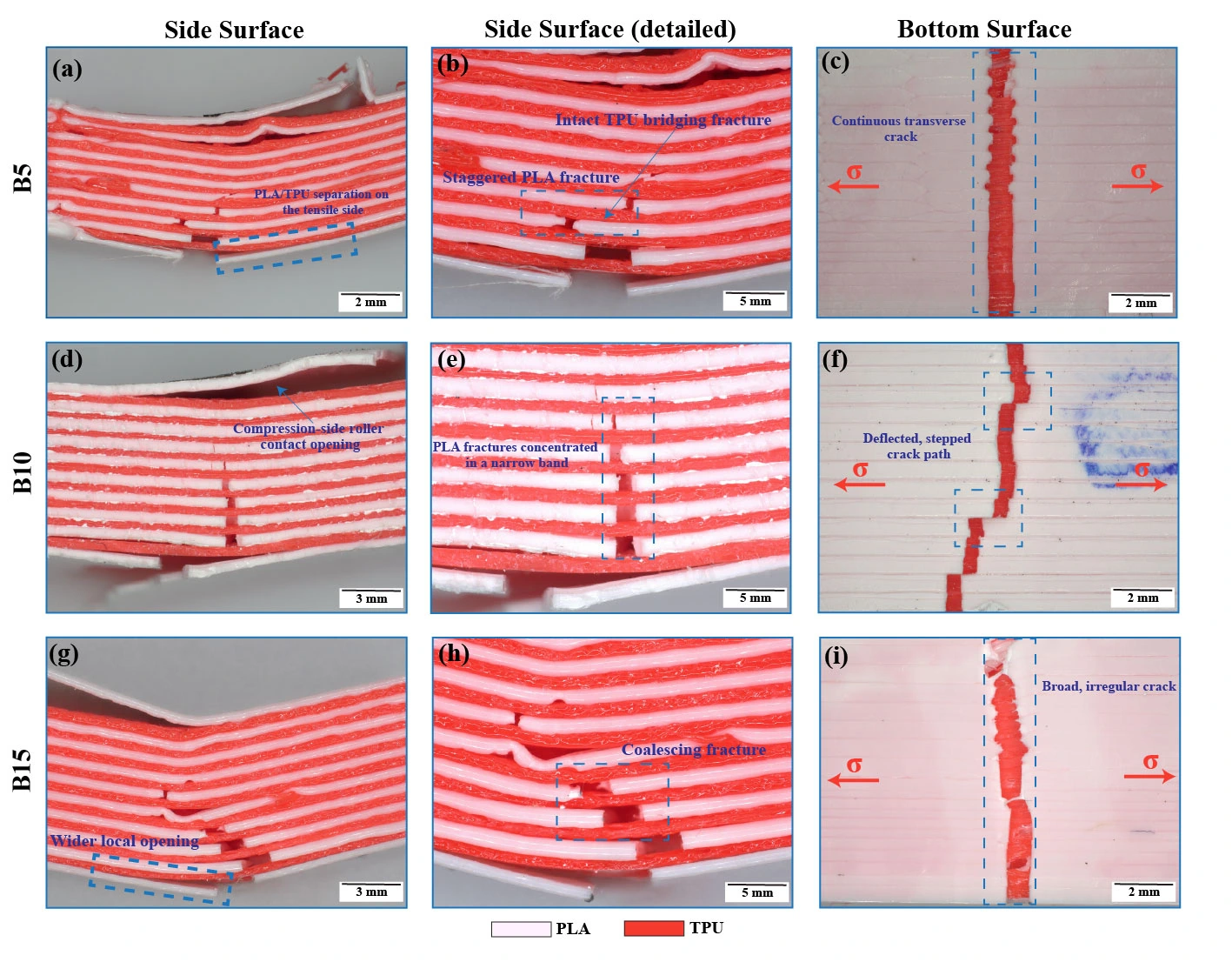 Fracture under bending